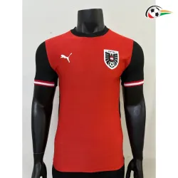 Camisa Titular Versão Jogador Austria Copa do Mundo 2026 Vermelho