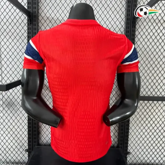 Camisa Titular Versão Jogador Noruega Copa do Mundo 2026 Vermelho/Azul