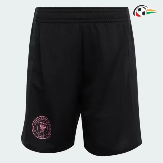 Shorts de Futebol Reserva Inter Miami 2026/2027 Preto/Rosa