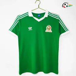 Camisa Retrô Titular México 1986 Verde