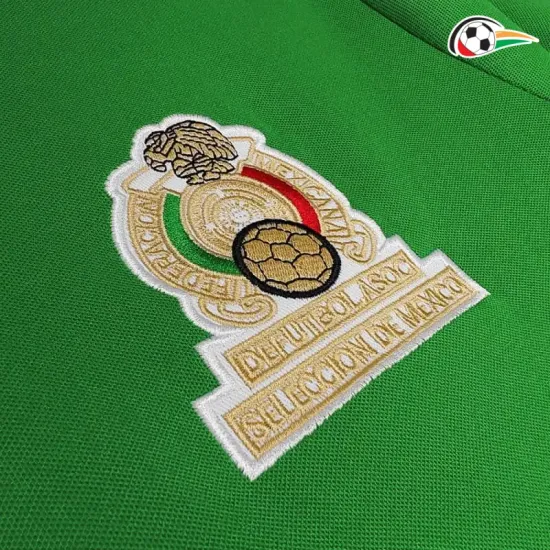 Camisa Retrô Titular México 1986 Verde