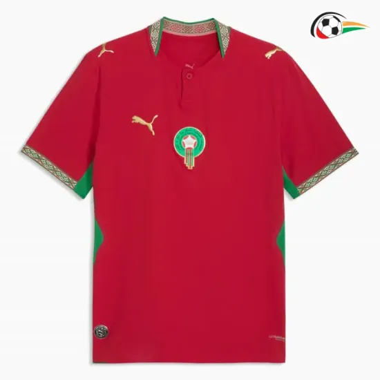 Camisa Titular Marruecos Copa do Mundo 2026 Vermelho