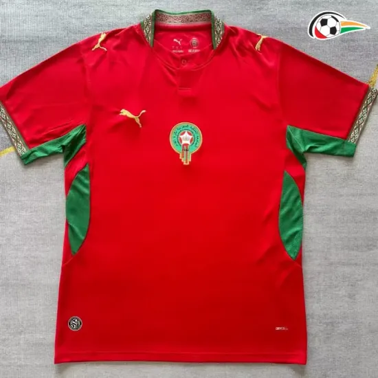 Camisa Titular Marruecos Copa do Mundo 2026 Vermelho