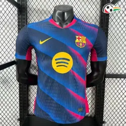 Camisa Versão Jogador Barcelona 2025/2026 Edição Especial Azul/Rosa