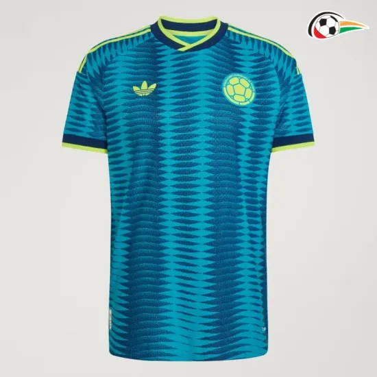 Camisa Reserva Colombia Copa do Mundo 2026 Azul