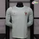 Camisa Reserva Versão Jogador Francia Copa do Mundo 2026 Verde Menta Manga Longa