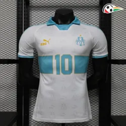 Camisa Retrô Versão Jogador 10 Olympique Marsella 2026/2027 Branco