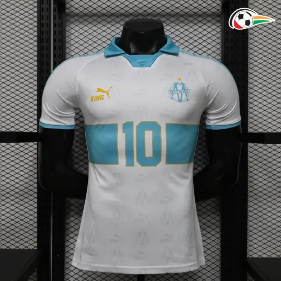 Camisa Retrô Versão Jogador 10 Olympique Marsella 2026/2027 Branco