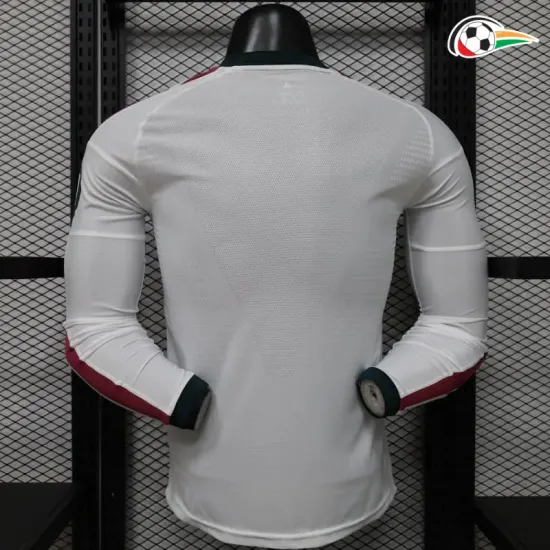 Camisa Versão Jogador Real Madrid 2026/2027 Branco com Patch HP Manga Longa