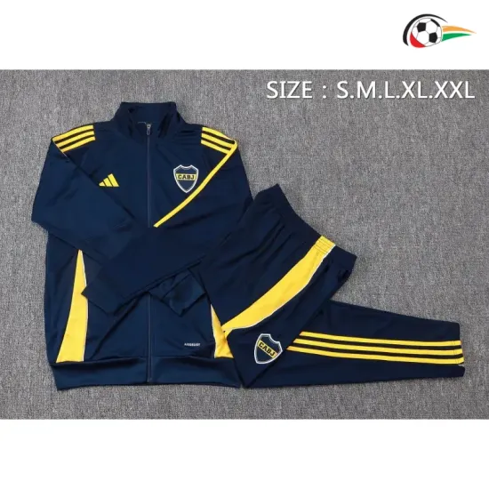 Conjunto esportivo do Boca Juniors 2025/2026 Azul Royal/Amarelo