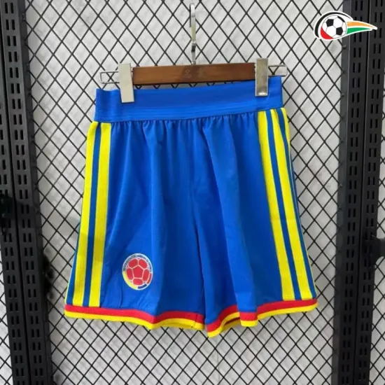 Shorts de Futebol Titular Versão Jogador Colombia Copa do Mundo 2026 Azul