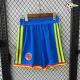 Shorts de Futebol Titular Versão Jogador Colombia Copa do Mundo 2026 Azul