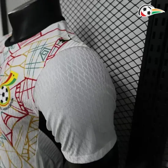 Camisa Titular Versão Jogador Ghana Copa do Mundo 2026 Branco