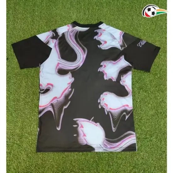 Camisa Aston Villa 2026/2027 Pré-Corrida Preto/Branco