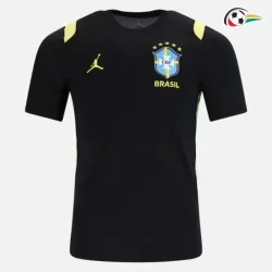 Camisa Brasil 2026 Pré-Corrida Preto