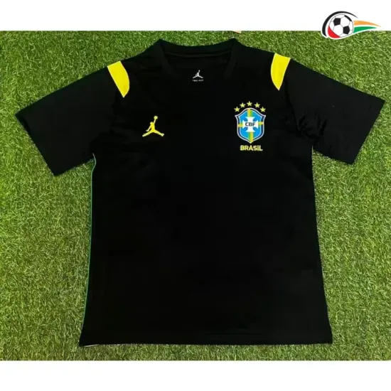 Camisa Brasil 2026 Pré-Corrida Preto