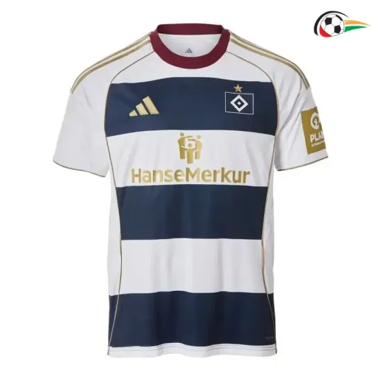 Camisa Hamburger SV 2025/2026 Edição Especial Branco/Azul Marinho