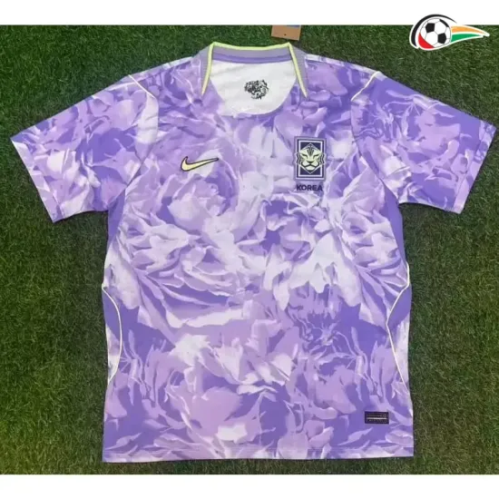 Camisa Reserva Corea del Sur Copa do Mundo 2026 Roxo Claro