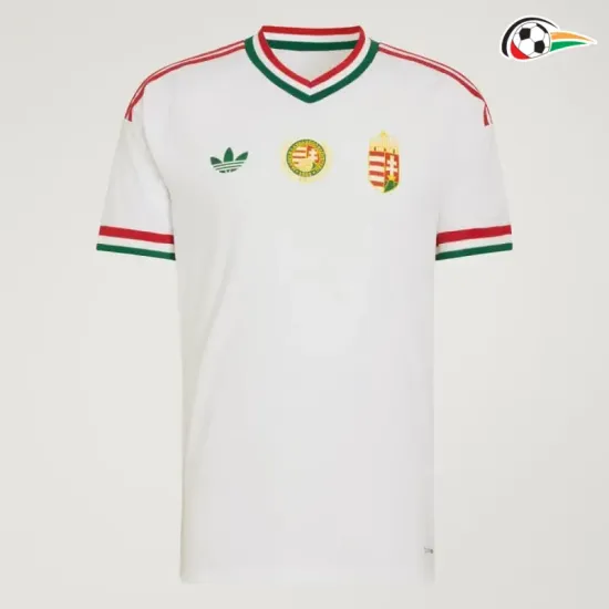 Camisa Reserva Hungría Copa do Mundo 2026 Branco