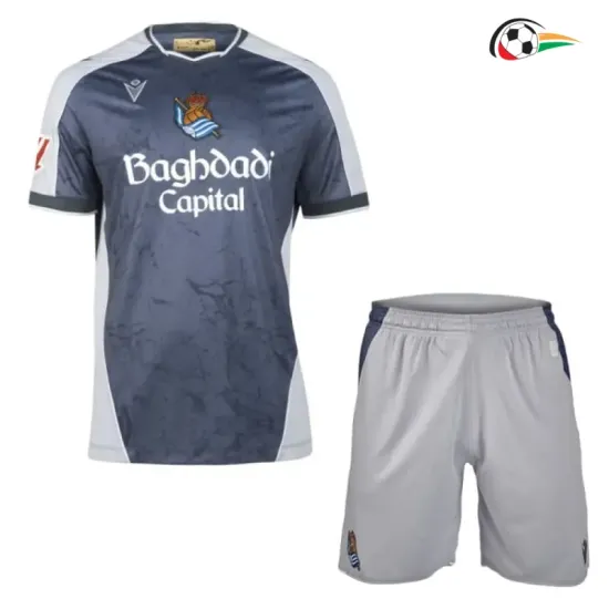 Camisa Reserva Infantil Real Sociedad 2025/2026 Azul