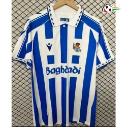 Camisa Retrô Real Sociedad 2025/2026 Azul/Branco