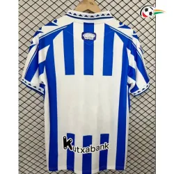 Camisa Retrô Real Sociedad 2025/2026 Azul/Branco