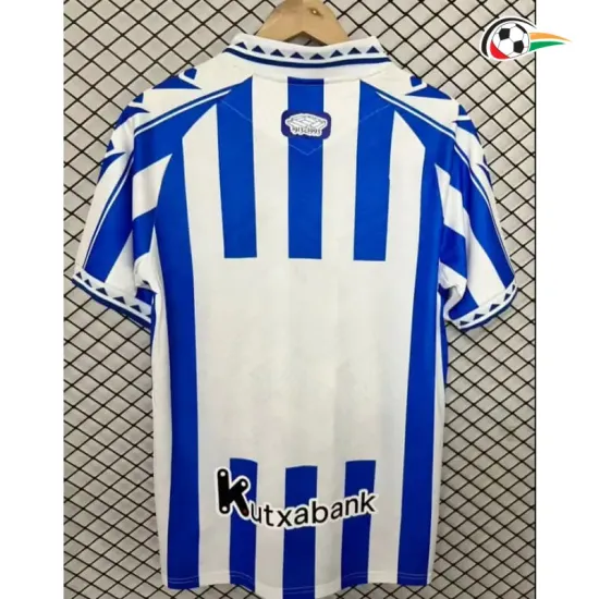 Camisa Retrô Real Sociedad 2025/2026 Azul/Branco