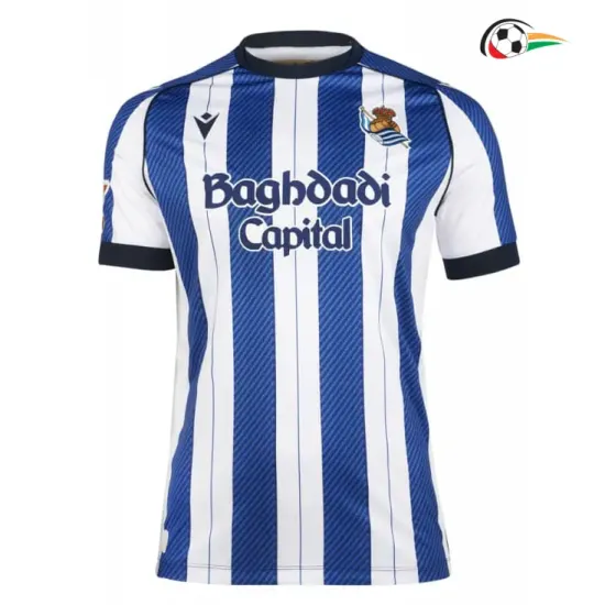 Camisa Titular Oyarzabal 10 Real Sociedad 2025/2026 Azul/Branco