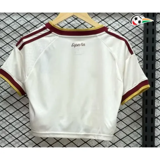 Camisa Curta Reserva Versão Jogador Feminina España Copa do Mundo 2026 Amarelo