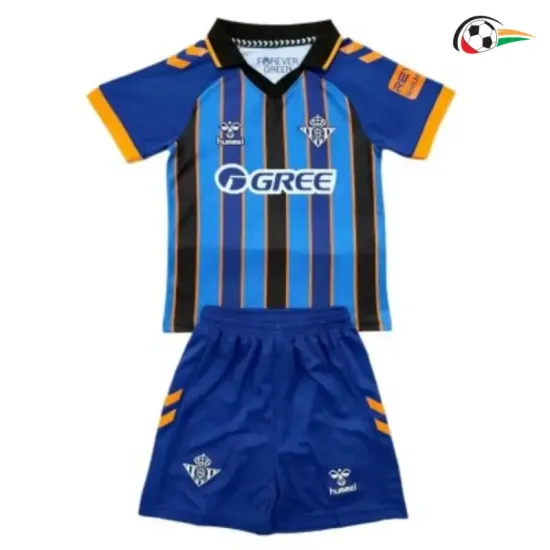 Camisa de Goleiro Infantil Real Betis 2025/2026 Azul/Dourado