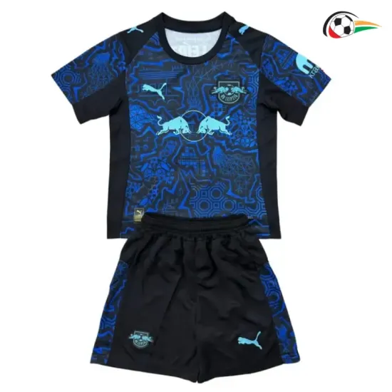 Camisa Infantil Leipzig 2025/2026 Edição Especial Azul/Preto