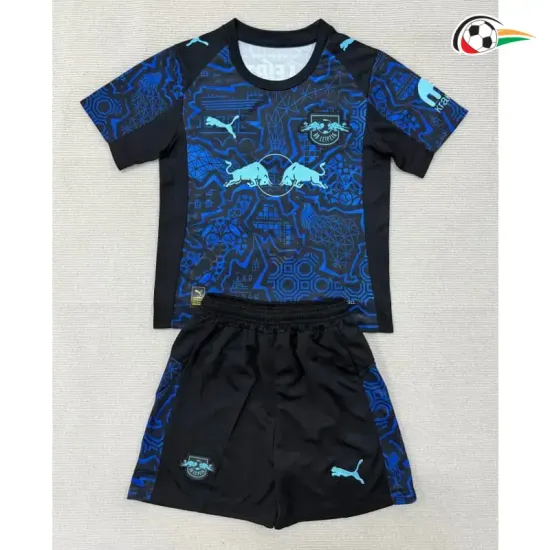 Camisa Infantil Leipzig 2025/2026 Edição Especial Azul/Preto