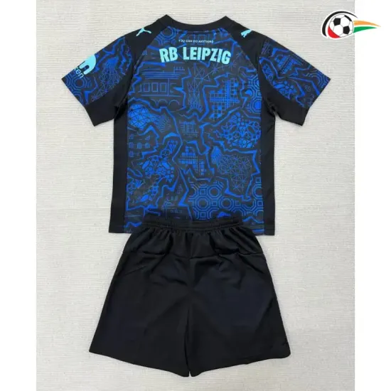 Camisa Infantil Leipzig 2025/2026 Edição Especial Azul/Preto