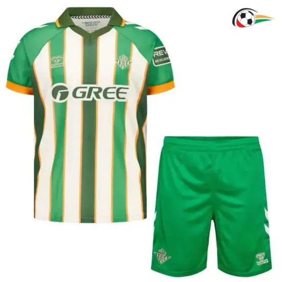 Camisa Infantil Real Betis 2025/2026 Edição Especial Verde/Branco/Amarelo