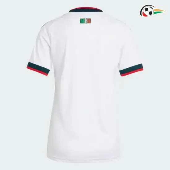 Camisa Reserva Versão Feminina México Copa do Mundo 2026 Branco