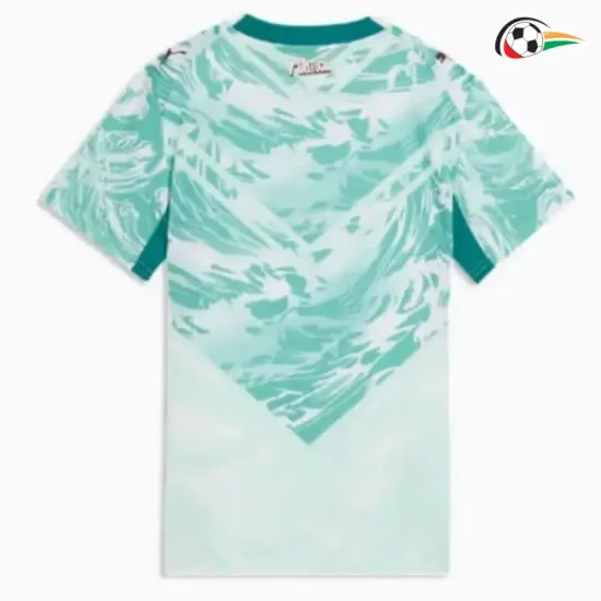 Camisa Reserva Versão Feminina Portugal Copa do Mundo 2026 Verde/Branco