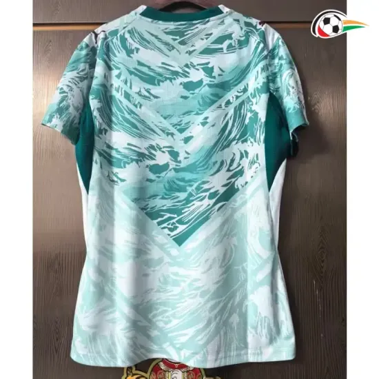 Camisa Reserva Versão Feminina Portugal Copa do Mundo 2026 Verde/Branco