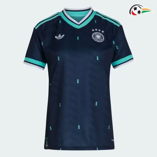 Camisa Reserva Versão Feminina Alemanha Copa do Mundo 2026 Azul