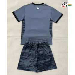 Camisa de Goleiro Alternativa Infantil Irland Copa do Mundo 2026 Cinza/Preto