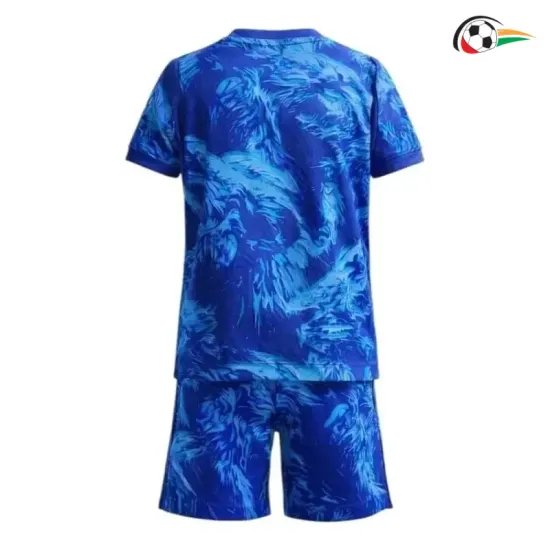 Camisa de Goleiro Infantil Inglaterra Copa do Mundo 2026 Azul