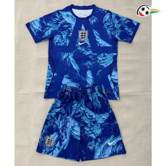 Camisa de Goleiro Infantil Inglaterra Copa do Mundo 2026 Azul