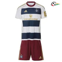 Camisa Infantil Hamburger SV 2025/2026 Edição Especial Branco/Azul Marinho