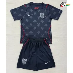 Camisa Reserva Infantil EE.UU Copa do Mundo 2026 Preto