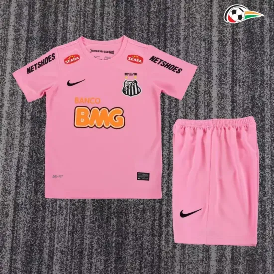 Camisa Retrô Infantil Santos FC 2013 Rosa