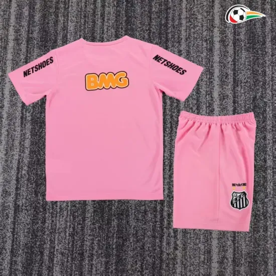 Camisa Retrô Infantil Santos FC 2013 Rosa