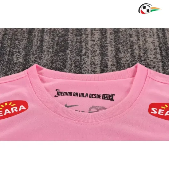 Camisa Retrô Infantil Santos FC 2013 Rosa