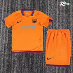 Camisa Retrô Reserva Infantil Barcelona 2006/2007 Laranja