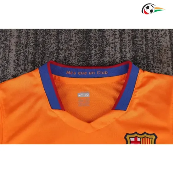 Camisa Retrô Reserva Infantil Barcelona 2006/2007 Laranja