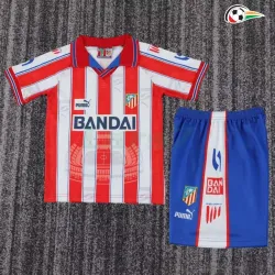 Camisa Retrô Titular Infantil Atletico de Madrid 1996/1997 Vermelho/Branco