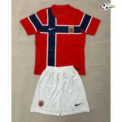 Camisa Titular Infantil Noruega Copa do Mundo 2026 Vermelho/Azul